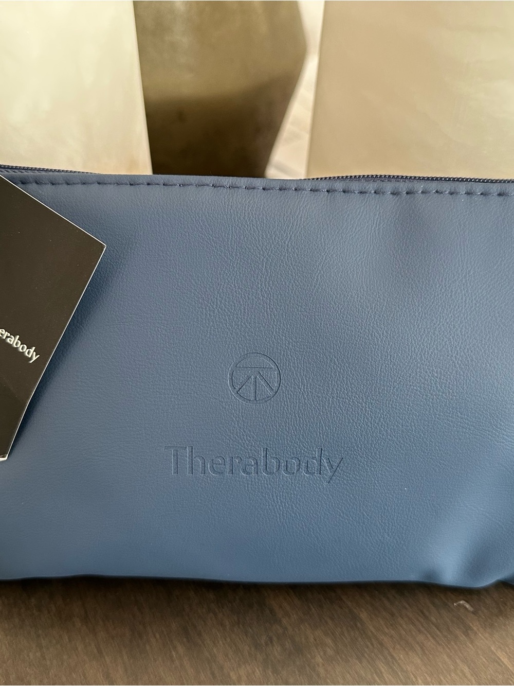 Therabody Navy Blue Toiletry Pouch